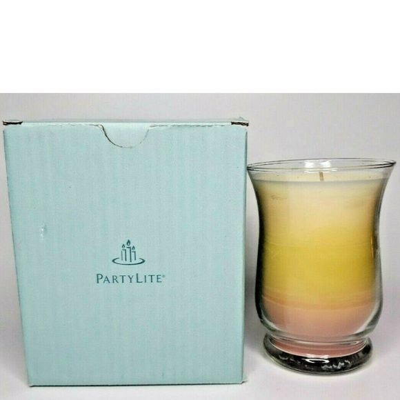 PartyLite Accents Partylight Slim Hurricane Best Burn Candle Poshmark